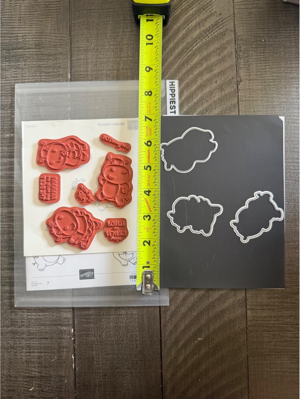 Stampin’ Up Hippest Hippos stamp set with 3 die cuts - Picture 4 of 4